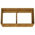 Maceta de acero corten 80x40x40