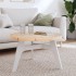 Tablero de mesa redondo madera maciza de pino Ø70x3