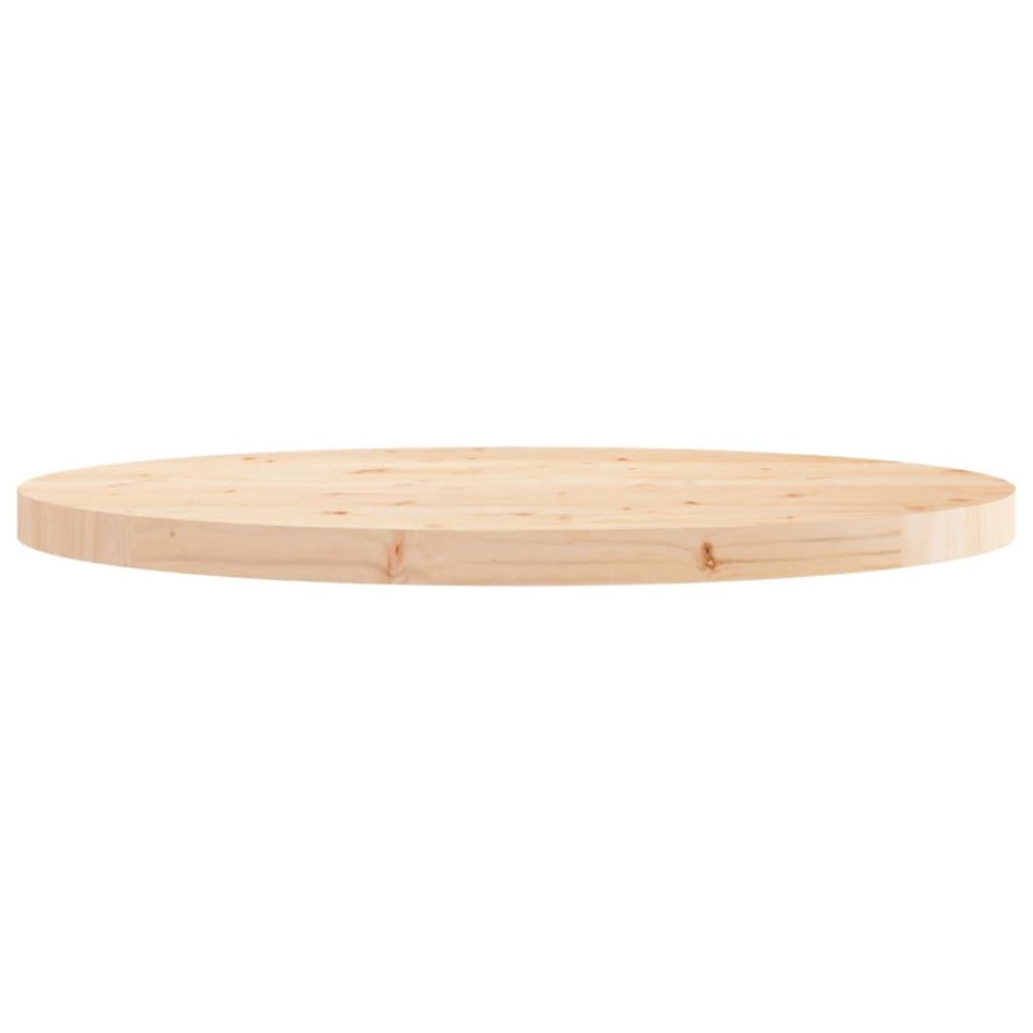 Tablero de mesa redondo madera maciza de pino Ø70x3