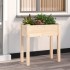 Jardinera con forro interior madera maciza de abeto 71x37x76