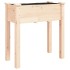 Jardinera con forro interior madera maciza de abeto 71x37x76