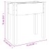Jardinera con forro interior madera maciza de abeto 71x37x76