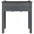 Jardinera con forro interior madera abeto gris 71x37x76