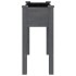 Jardinera con forro interior madera abeto gris 71x37x76