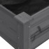 Jardinera con forro interior madera abeto gris 71x37x76