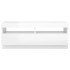 Mueble de TV con luces LED blanco brillante 100x35x40