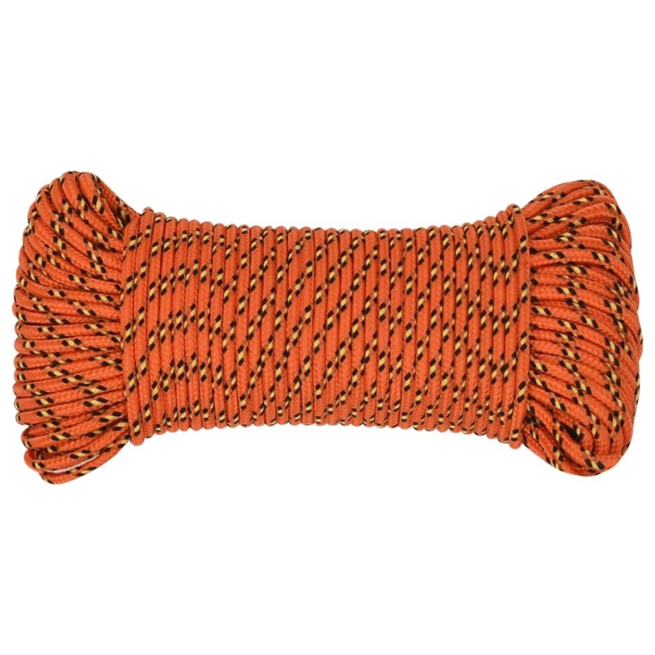 Cuerda de barco polipropileno naranja 5 mm 500
