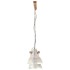 Lámpara colgante industrial 25 W plateada 109 cm