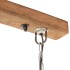 Lámpara colgante industrial 25 W plateada 109 cm