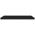 Estantes flotantes de pared 4 uds MDF negro 90x23,5x3,8