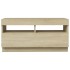 Mueble de TV con luces LED roble Sonoma 80x35x40