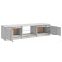 Mueble para TV con luces LED gris Sonoma 140x40x35,5