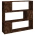 Estantería/divisor de espacios roble ahumado 100x24x94