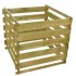 Compostador de listones cuadrado de madera 0,54