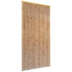 Cortina de bambú para puerta contra insectos 90x220 cm
