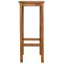 Taburetes de cocina 2 unidades madera maciza de