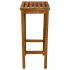 Taburetes de cocina 2 unidades madera maciza de