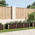 Arriate de acero galvanizado marrón 240x80x45