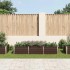 Arriate de acero galvanizado marrón 240x80x45