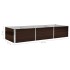 Arriate de acero galvanizado marrón 240x80x45