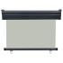 Toldo lateral de balcón gris 105x250