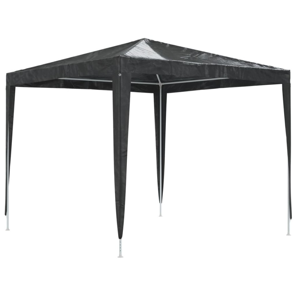 Carpa profesional para fiestas gris antracita 90 g/m² 2,5x2,5