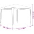 Carpa profesional para fiestas gris antracita 90 g/m² 2,5x2,5