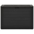 Caja de almacenamiento de jardín gris antracita 78x44x55