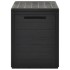 Caja de almacenamiento de jardín gris antracita 78x44x55