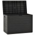 Caja de almacenamiento de jardín gris antracita 78x44x55