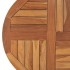 Superficie de mesa redonda madera maciza de teca 2,5 cm 70
