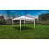 Carpa cenador de jardín techo de pirámide 3x3
