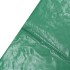 Alfombrilla de seguridad cama elástica PE redonda verde
