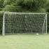 Portería de fútbol con red acero blanco 366x122x182