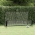 Portería de fútbol con reboteador 2 en 1 acero 202x104x120