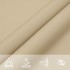 Toldo de vela rectangular tela Oxford beige 4x5
