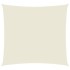 Toldo de vela cuadrado tela Oxford color crema 5x5