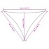 Toldo de vela triangular tela Oxford gris taupe 5x5x6