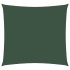 Toldo de vela cuadrado tela Oxford verde oscuro 4,5x4,5