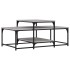 Mesa de centro madera de ingeniería gris Sonoma 102x60x45