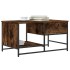 Mesa de centro madera contrachapada roble ahumado 85,5x51x45