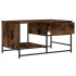 Mesa de centro madera contrachapada roble ahumado 85,5x51x45