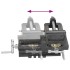 Tornillo de banco manual carro transversal 78