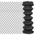 Valla de tela metálica acero gris 25x1