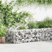 Cesta de muro de gaviones acero galvanizado 300x30x50 cm
