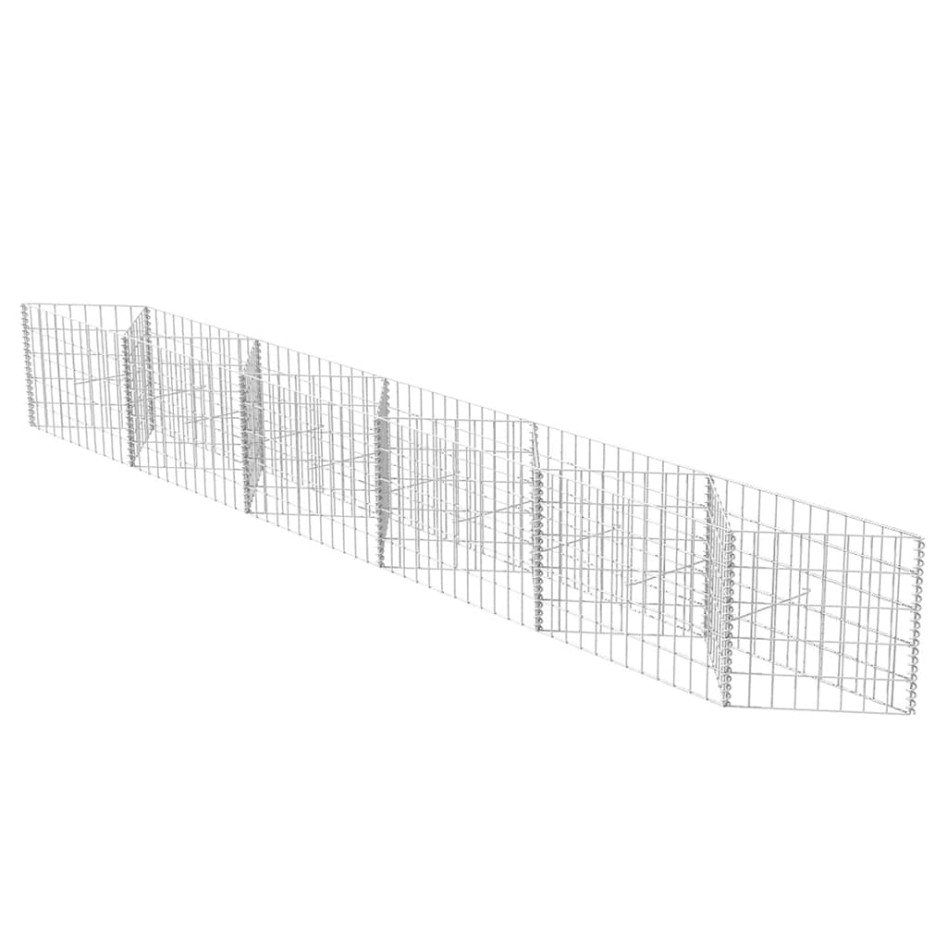 Cesta de muro de gaviones acero galvanizado 300x30x50