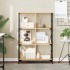 Estantería de madera ingeniería roble Sonoma 78,5x33x117,5