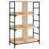 Estantería de madera ingeniería roble Sonoma 78,5x33x117,5