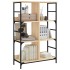 Estantería de madera ingeniería roble Sonoma 78,5x33x117,5