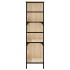 Estantería de madera ingeniería roble Sonoma 78,5x33x117,5